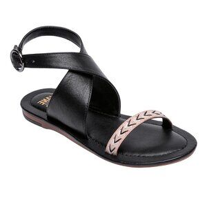 Jane and the Shoe Women's Afra Strappy Sandals - Black